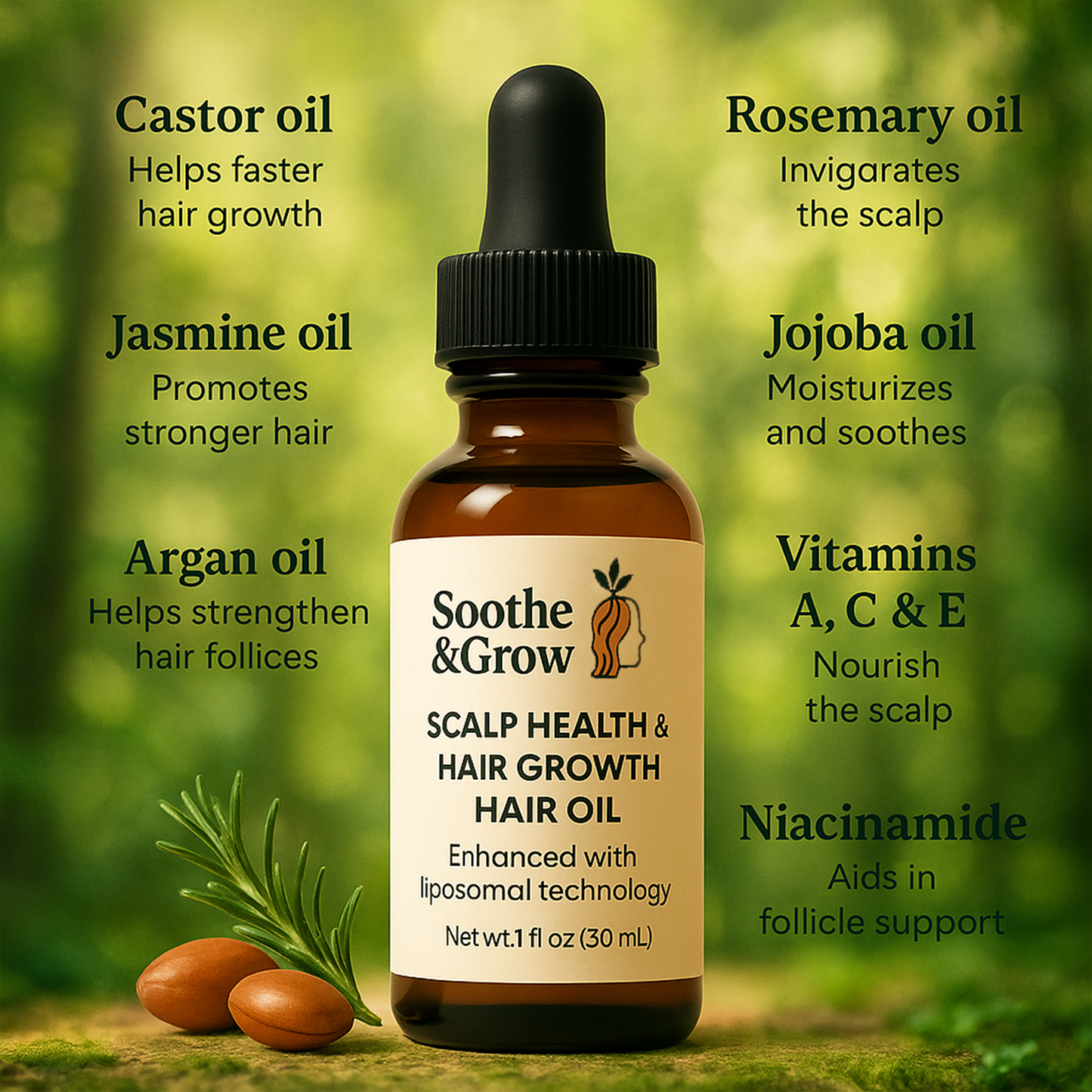 Soothe & Grow™ Scalp Health & Hair Growth Serum